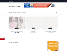 Tablet Screenshot of patterncenter.com